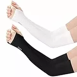 SPEACOUR 2 Paar Arm Sleeves Sport Ärmlinge Herren Anti-UV-Sonnenschutz Arm armstulpen Damen Kühlung Atmungsaktiv Anti-Rutsch Unterarmschutz Tattoo Cover Unisex Gaming Sleeve für im Freien Sport