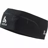ODLO Stirnband Herren Damen Ceramicool I Dünnes Stirnband Sport I Headband, Schwarz