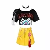 CR ROLECOS Mira Cosplay Kostüm Mira Outfit Mira Komplettes Set Halloween Karneval Party S
