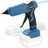 Heißklebepistole Klebepistole 100W Akku-Heißklebepistole, Kompatibel mit Makita-Akku 18V Bastelwerkzeug mit Klebesticks, für Heimwerken, 11mm Sticks (ohne Werkzeug, ohne Batterie, ohne Ladegerät)
