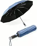MidingChai Regenschirm Sturmfest Groß, UV Schirm, Regenschirm Automatik Auf und Zu, Sonnenschirm Tragbar, XXL Sonnenschirm Unterwegs für Golf, Reisen & Freizeit für Herren und Damen