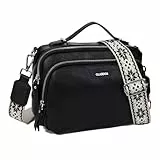 Gladdon Umhängetasche damen,Schultertasche mit Reißverschluss, Crossbody Tasche, Leder Handtasche Klein, Womenswear…
