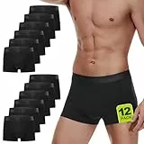 YouShow Herren-Boxershorts, Multipack, 6er-Pack, Baumwolle, Boxershorts für Herren, Unterwäsche, Trunks, Retro, Herren-Unterhose, ohne Etikett, Anti-Scheuern, L