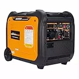 maXpeedingrods 5500 Watt Inverter Stromerzeuger mit Fernbedienung Notstromaggregat Hausversorgung Benzin Leise 4 Takt Generator 7,4 PS für Garten Bauindustrie Baustelle mit USB 230 V Steckdosen