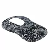 EooCoo Ergonomisches Mauspad, Mousepad mit Handauflage & Massage-Noppen, Gaming Memory-Schaum Mausmatte mit Rutschfester PU-Basis, für Schmerzlinderung, für Alle Maus Laptop, PC (300x200 mm),Streifen