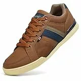 AX BOXING Freizeitschuhe Herren Sneakers Walkingschuhe Mode Schuhe Leichte Trainers Sportschuhe Größe 41-46 EU (A_Braun, 45 EU)