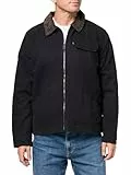 Levi's Herren Workwear Depot Jacke aus Baumwoll-leinen-kordsamt Baumwolljacke, Schwarzes Steppfutter, XL