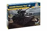 Italeri 510006529 - 1:35 M4A3E8 Sherman, Fury, Panzer, Schwarz, Mittel