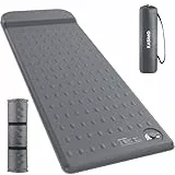 KASIMO Isomatte Selbstaufblasend Camping Matratze, R-Wert 9,5 Ultra-Dicke Memory-Foam Schlafmatte mit Kissen, Kompakte & Leichte aufblasbare Luftmatratze Schaumstoff für Outdoor, Auto, Zelt & Reisen