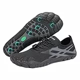SAGUARO Badeschuhe Damen Herren Barfußschuhe Wasserschuhe Barfuss Schwimmschuhe Gegen Seeigel Aquaschuhe Leicht Strandschuhe rutschfest Barfussschuhe Sport Neoprenschuhe Tinte, Gr.39