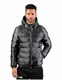 GIVOVA Daunenjacke für Herren, 110 g, Daunenjacke für Herren, Winterjacke, 110 g, 4 Jahreszeiten, gesteppt, gefüttert, Herrenjacke, MASTER DUNKELGRAU, L