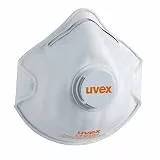 Uvex 8732.210 C2210 silv-air Maske, Cup Form mit Ventil