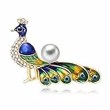 Carry stone Frau Broschen Kristall Strass Pfau Schals Schal Clip Charme Bekleidungszubehör für Prom Party Hohe Qualität