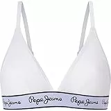Pepe Jeans Damen Mesh A Bra, White (Mousse 1), S