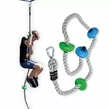 Schildkröt Jungle Rope - Kletterseil, hochwertiges Klettertau für Kinder ab 5 Jahren, inkl. 4 Trittflächen, einfache Befestigung an Jungle Line oder Schaukelgestellen