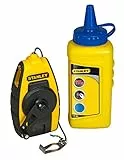 Stanley FatMax Schlagschnur Kompakt - Kit, inklusive 115 g blaue Kreide, STHT0-47244