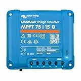 Victron Energy SmartSolar MPPT Laderegler - Solar Laderegler (Bluetooth) - 75V 15 Amp 12/24-Volt