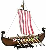 Artesanía Latina - Holzmodellschiff - Drakkar Viking - Modell 19001N, Maßtab 1:75 - Modelle zu bauen – Anfängerniveau
