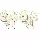 Playshoes Unisex Baby 7-Tage Binde-Lätzchen 507170, 900 - mehrfarbig, 1 Stück (2er Pack)