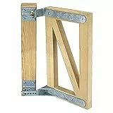 Alberts 219611 Hebetorbeschlag für Holztore | für unebene Geländeverläufe | zum Anschrauben | feuerverzinkt