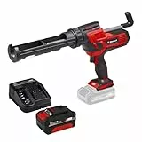 Einhell Akku-Kartuschenpistole TE-SG 18/10 Li Power X-Change (18 V, für 310 ml-Kartuschen, bis zu 2.000 N, einstellbare Drehzahl, inkl. 4,0 Ah Akku und Ladegerät)