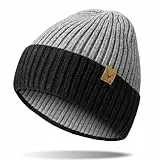 NEOLA Beanie-Mützen für Herren – warme Wintermützen mit Fleecefutter, Beanies und Beanies, warm und weich für den Einsatz im Freien für Männer