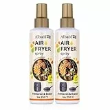 Albaöl - Air Fryer Spray, 6 x 190 ml Flasche I Geeignet für alle Heißluftfritteusen und andere Kochanforderungen bei Temperaturen bis zu 250°C