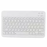 VBESTLIFE Tablet-Tastatur, 10-Zoll-Ultradünne drahtlose Bluetooth 3.0-Computertastatur für Android/für OS X/für (Arabisch)