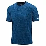 KEFITEVD Tshirt Herren Funktionsshirt Sport Shirt Männer Trainingsshirt Kurzarm Fitness Shirt mit Rundhals Gym Wandern