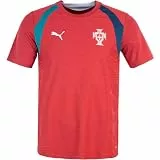 PUMA Portugal Training Trikot Jersey (DE/NL/SE/PL, Alphanumerisch, L, Regular, Regular, red)