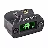 Ortega Guitars Schallloch Tuner – für Akustik Instrumente – Schwarz (OCST-1BK)