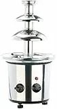 Rosenstein & Söhne Schokobrunnen: Schokoladen-Brunnen aus rostfreiem Edelstahl, 250 Watt (Chocolate Fountain, Schokobrunnen Set, Mini)