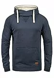 BLEND 703585ME Sales Herren Kapuzenpullover Hoodie Sweatshirt aus hochwertiger Baumwollmischung, Größe:L, Farbe:Navy (70230)