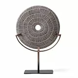 HAUCOZE Modern Skulptur Dekor Moderne Kunst Geschenk Abstrakte Statue Figur für Tischdekoration Bücherregal Wohnzimmer Art 34cm