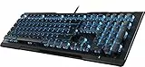 Roccat Vulcan 80 - Mechanical Gaming Keyboard, Blue LED Per-Key Lighting, Titan switches, Durable Design (Aluminum top Plate), Multimedia Keys