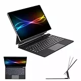 TECHGEAR Tastaturhülle für Samsung Galaxy Tab S10 Ultra, S9 Ultra, S8 Ultra 14,6 Zoll (X920 / X910 / X900 Serie), magnetisch, schwimmender Ständer, Präzisions-Multi-Touch-Trackpad, 7-farbige