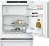 Siemens KU22LADD0, iQ500 Smarter Unterbau-Kühlschrank mit Gefrierfach, 82 x 60 cm Nische, 110 L, hyperFresh Schublade, Flaschenhalter, Sehr leise 35 dB, softClose Flachscharnier mit Softeinzug