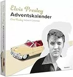 Franzis 55120 - Elvis Presley Adventskalender, Cadillac Eldorado Metallmodell im Maßstab 1:37, inkl. Soundmodul und 52-seitigem Begleitbuch