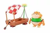 Smoby 44 Cats Spielfigur Metti mit Holzboot, Figur aus der 44 Cats Serie, für Kinder ab 3 Jahren