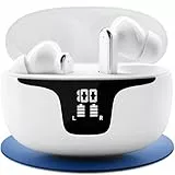 FREI PUNKT 24 In-Ear Kopfhörer, Weiß, ANC + ENC Noise Cancelling, 13mm Premium-Treiber, IPX7 Wasserdicht, 6 + 48h Akkulaufzeit, Bluetooth 5.3 + EDR, Touch-Steuerung, Ladecase + 3 Paar Silikon-Eartips