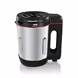 Morphy Richards 501027 Compact Saute & Suppenzubereiter, Edelstahl, 900 W, 1 Liter, gebürstetes Aluminium und Schwarz