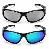 COASION Sonnenbrille Kinder Polarisiert Sportbrille für 4–12 Jahren Jungen MäDchen Fahrradbrille UV400 Schutz