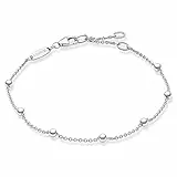 Thomas Sabo Damen Armband Dots 925 Sterling Silber A1328-001-12-L19,5v