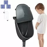 Wasserlose Urinal Mit Deckel Für Männer, Wandurinal Für Den Außenbereich Mit Ablaufschlauch, Tragbare Urinabscheider Für Jungens Und Männer, Camping, Wohn-mobil, Garten (Schwarz)