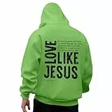 2026 Winter Cozy Unisex Langarm Hoodie mit So Much Design Rundhalsausschnitt Bequem und Stilvoll für alle Jahreszeiten, grün, XL