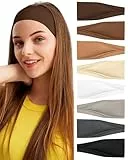 BELEVO 8 Stück Haarband Damen, Elastische Stirnband Damen Dünn rutschfest Haarbänder Sport Stirnbänder Weiches Headband Hair Band für Yoga Exercise Workout Laufen Gym