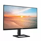 Philips Monitors 27E1N1800AE – 27 Zoll Ultra HD Monitor, Lautsprecher, höhenverstellbar, HDR10 (3840x2160, 60 Hz, HDMI 2.0, DisplayPort 1.4) schwarz