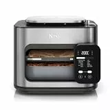 Ninja Combi 12-in-1 Multikocher, Ofen & Heißluftfritteuse, 12 Kochfunktionen, Air Fryer & Grillen Zubereitung in 15 Min*, mit Backblech, Pfanne, Crisper Gittereinsatz, Rezeptanleitung, Grau, SFP700EU.