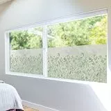 Neukids Fensterfolie Blickdicht Fenster, Milchglasfolie Fensterfolie Bunt Statisch,für Schlafzimmern, Küchen und Bürofenstern 43x200 cm Gartenvögel