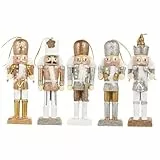 VALICLUD 5st Nussknacker Zu Weihnachten Akzente Für Die Inneneinrichtung Mini Nussknacker Weihnachtsplätzchen Dekorationen -weihnachtsschmuck Zubehör Weihnachtsbaum